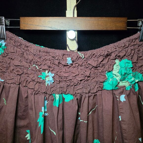 Free People Carino Printed Set in French Chocolate M - Picture 4 of 11